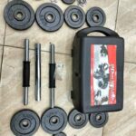 20kg Chrome Adjustable Dumbbell Set for Home Gym & Strength Training