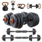 6-in-1 Adjustable 30kg Kettlebell Weight Set for Home & Commercial Gym