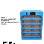 320 eggs incubator AC/DC with automatic roller