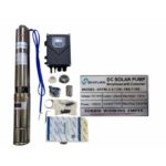 Shiyuan 100M DC Stainless Steel Brushless Submersible Solar Pump (2200W / 280V / 2-Inch) with MPPT Controller