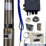 Shiyuan 160M Brushless DC Submersible Solar Water Pump (2200W / 280V / 1.25-Inch) with MPPT Controller