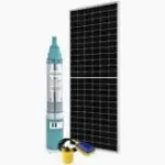 Submersible Complete Solar Water Pump Kit 600W 70M 72V DC with MPPT Controller & Monocrystalline Solar Panels