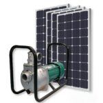 Shiyuan 2 Inch Brushless DC Solar Surface Water Pump Complete Kit with Solar Panels & Smart MPPT Controller — High-Flow 20,000L/h Irrigation System