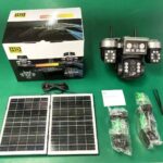 V380pro 4G Triple lens Dual pannel Security Solar cameras