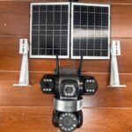 AOV V612-3L Solar CCTV Camera with 3 Lenses and 8W Solar Panel in Kenya