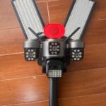 1000W Solar Street Light with PTZ Camera and 20W Solar Panel in Kenya