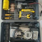 Portable Digital 2 Cylinder Air Compressor Price in Kenya – LCD Tyre Inflator with Tool Kit