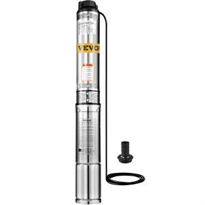 4SDM 3/7 0.5hp 50m deep well submersible pump – 50M head