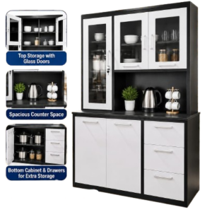 HF-031K kitchen cabinet price in Kenya – modern kitchen storage cabinet